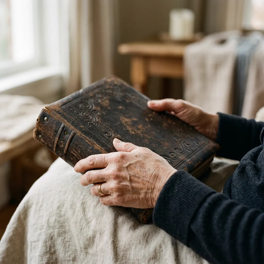 Sylwetka osoby przy oknie o zachodzie słońca — emocje po stracie bliskiej osoby